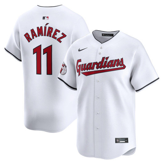Jose Ramirez #11 Cleveland Guardians Nike Home Limited Player Jersey - White