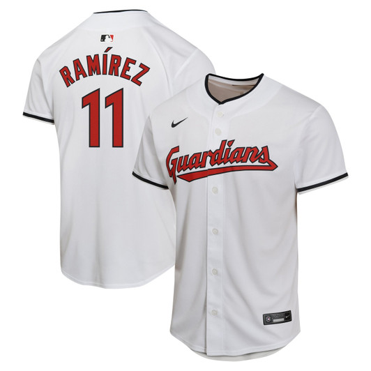 Jose Ramirez #11 Cleveland Guardians Nike Youth Home Limited Player Jersey - White