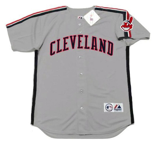Cleveland Indians 1990S Throwback Road Limited Baseball Jersey