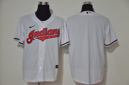 Cleveland Indians Nike Mens Limited Blank Cool Base Jersey - White