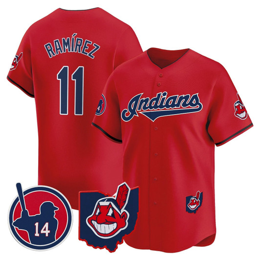 Larry Doby #14 Cleveland Indians Men Patch Vapor Premier Limited Jersey