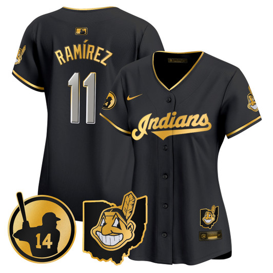 Larry Doby #14 Cleveland Indians Women'S Patch Vapor Premier Limited Jersey
