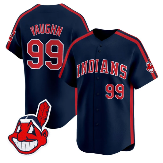Ricky Vaughn #99 Cleveland Indians Ricky Wild Thing Vaughn Limited Jersey