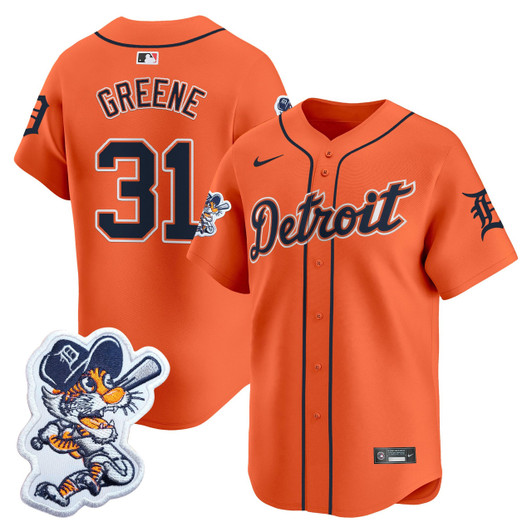 Detroit Tigers Men'S Paws Patch Vapor Premier Limited Jersey
