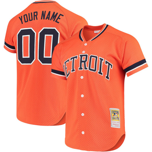 Detroit Tigers Throwback Cooperstown Limited Custom Jersey