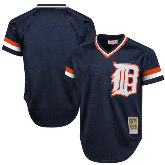 Detroit Tigers Throwback Cooperstown Limited Team Jersey - Navy