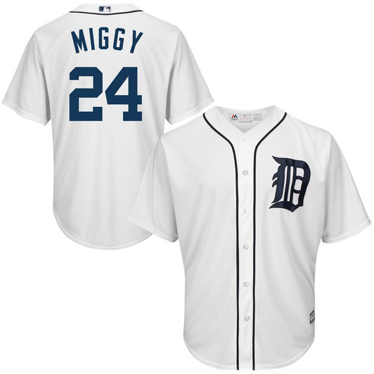 Miguel Cabrera #24 Detroit Tigers Majestic Nickname Limited Cool Base Player Jersey - White