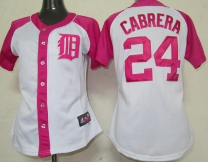 Miguel Cabrera #24 Detroit Tigers Majestic Womens 2012 Fashion By Athletic Limited Jersey