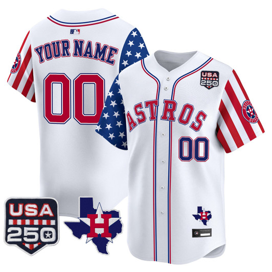 Houston Astros America Edition Vapor Premier Limited Custom Jersey