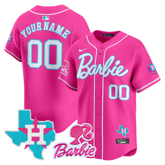 Houston Astros Barbie Vapor Premier Limited Custom Jersey