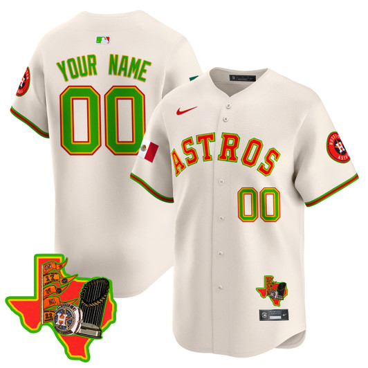 Houston Astros Loteria Vapor Premier Limited Custom Jersey