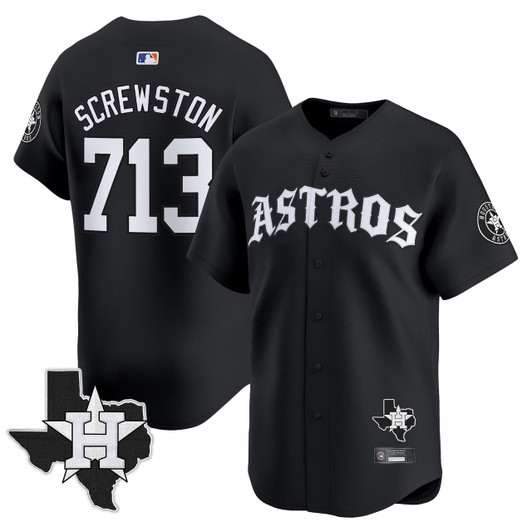 Houston Astros Men'S 'Old English Edition' Vapor Premier Limited Jersey