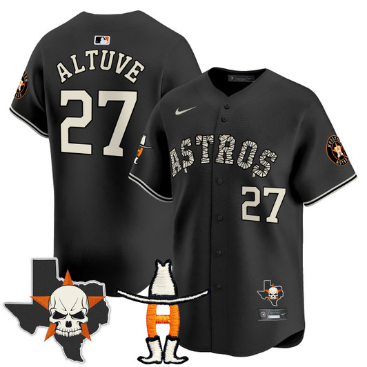 Houston Astros Men'S Halloween Vapor Premier Limited Jersey
