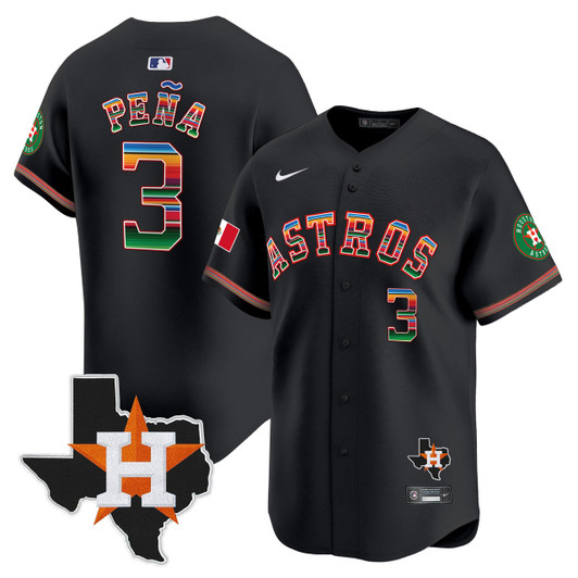 Houston Astros Men'S Mexico Texas Patch Vapor Premier Limited Jersey