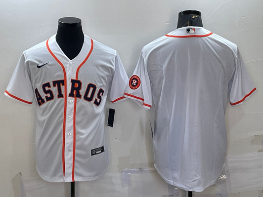 Houston Astros Nike Mens Blank Patch Limited Cool Base Jersey - White