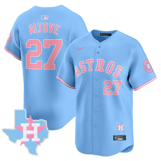 Houston Astros Unisex Vapor Premier Limited Jersey - Bubblegum Pink