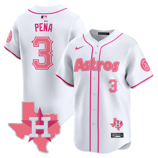 Houston Astros Unisex Vapor Premier V3 Limited Jersey - Bubblegum Pink