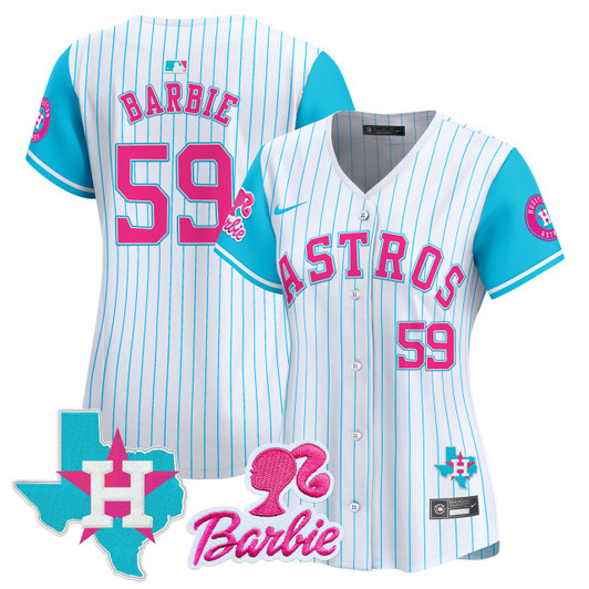 Houston Astros Women'S Barbie Patch Vapor Premier Limited Jersey