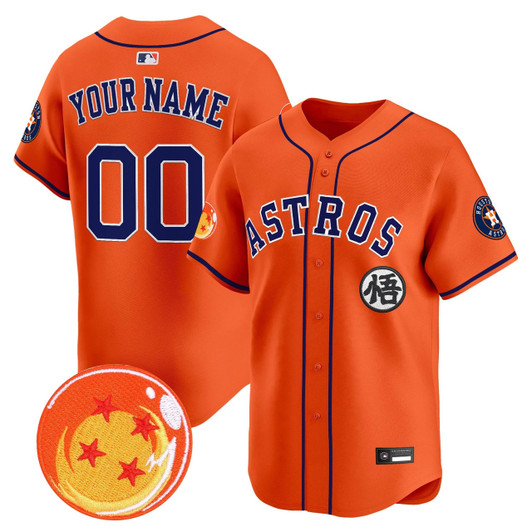 Houston Astros X Dragon Ball Vapor Premier Limited Custom Jersey
