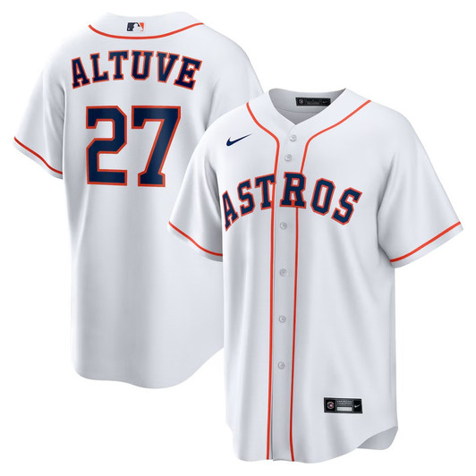 Jose Altuve #27 Houston Astros Home Limited Player Jersey - White