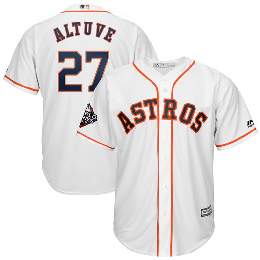 Jose Altuve #27 Houston Astros Majestic 2019 World Series Bound Limited Cool Base Player Jersey - White