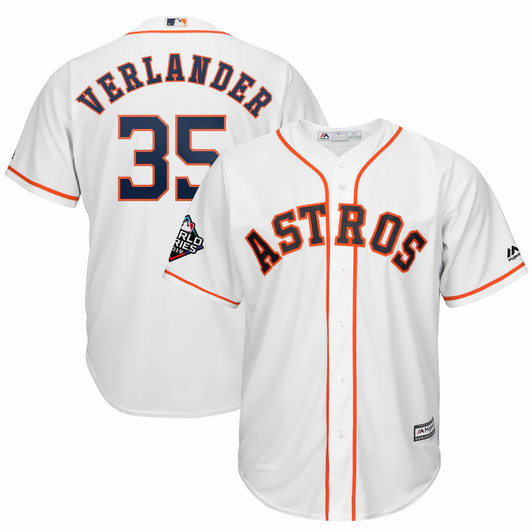 Justin Verlander #35 Houston Astros Majestic 2019 World Series Bound Limited Cool Base Player Jersey - White