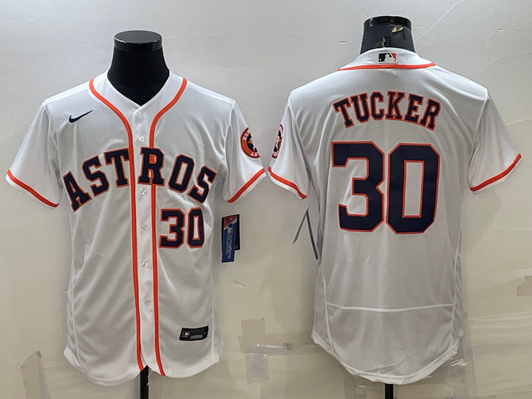 Kyle Tucker #30 Houston Astros Nike Mens Limited Flex Base Jersey - White