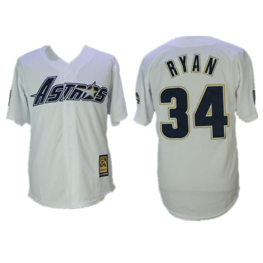 Nolan Ryan #34 Houston Astros 1981 Limited Throwback Jersey - White