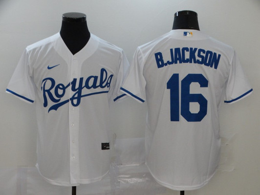 Bo Jackson #16 Kansas City Royals Nike Mens Limited Cool Base Jersey - White