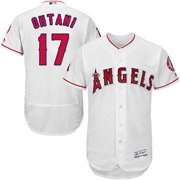 Shohei Ohtani #17 La Angels Of Anaheim Flexbase Authentic Jersey - White