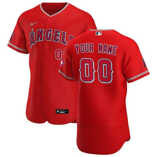 Los Angeles Angels 2020 Personalized Limited Custom Custom Jersey - Red