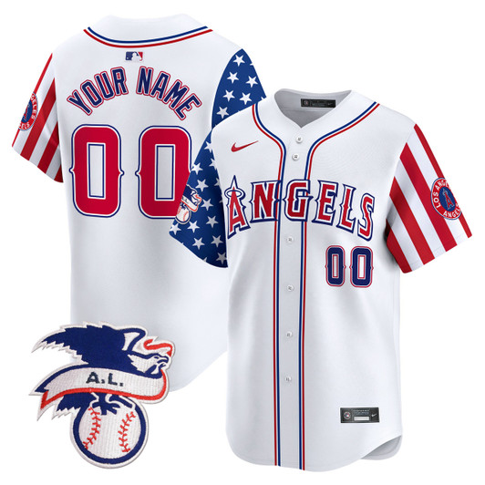 Los Angeles Angels 2024 Fourth Of July Vapor Premier Limited Custom Jersey