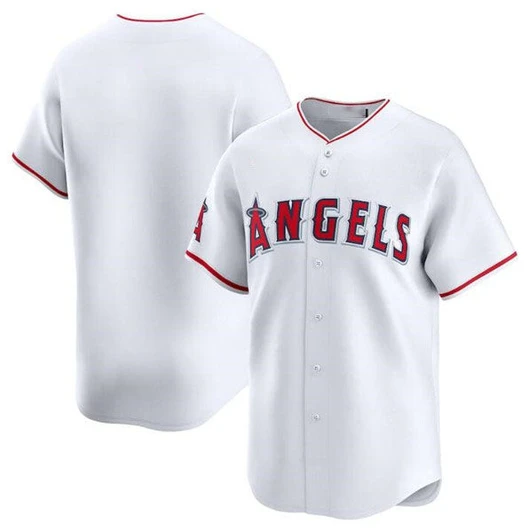 Los Angeles Angels Blank Home Limited Baseball Jersey - White