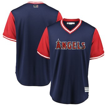 Los Angeles Angels Majestic Mens 2018 Blank Players Weekend Limited Team Jersey - Navy