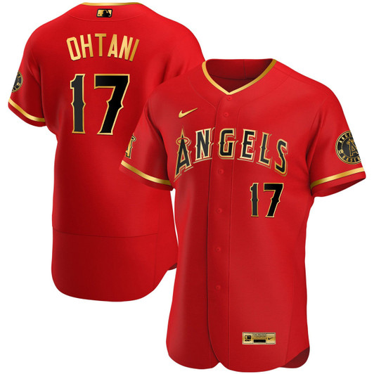 Los Angeles Angels Men'S Limited Flex Base Jersey - Gold
