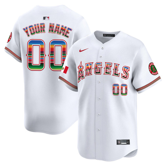 Los Angeles Angels Mexico Vapor Premier Limited Custom Jersey