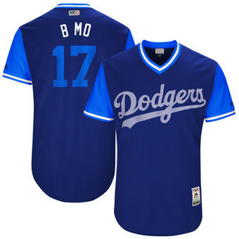 Brandon Morrow Los Angeles Dodgers Majestic Mens 2017 B Mo Players Weekend Authentic Jersey - Royal