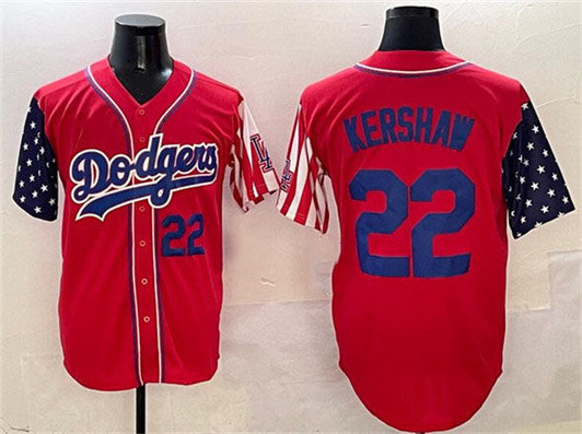 Clayton Kershaw #22 Los Angeles Dodgers Limited Baseball Jersey - Red