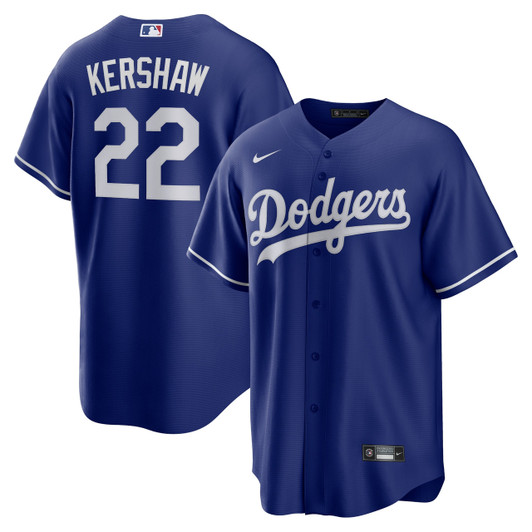 Clayton Kershaw #22 Los Angeles Dodgers Nike Tall Big Alternate Limited Player Jersey - Royal