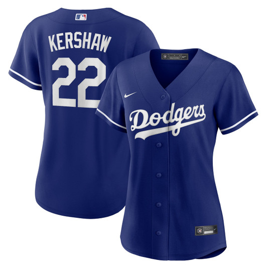 Clayton Kershaw #22 Los Angeles Dodgers Nike Women'S Limited Player Jersey - Royal