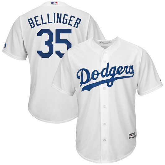 Cody Bellinger #35 Los Angeles Dodgers Majestic Limited Cool Base Player Jersey - White
