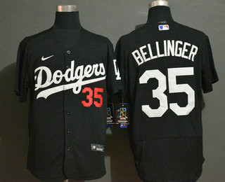 Cody Bellinger #35 Los Angeles Dodgers Nike Mens Limited Flex Base Jersey - Black