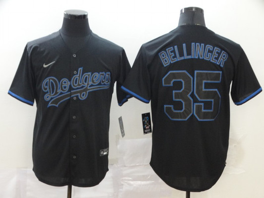 Cody Bellinger #35 Los Angeles Dodgers Nike Mens Lights Out Fashion Limited Cool Base Jersey - Black
