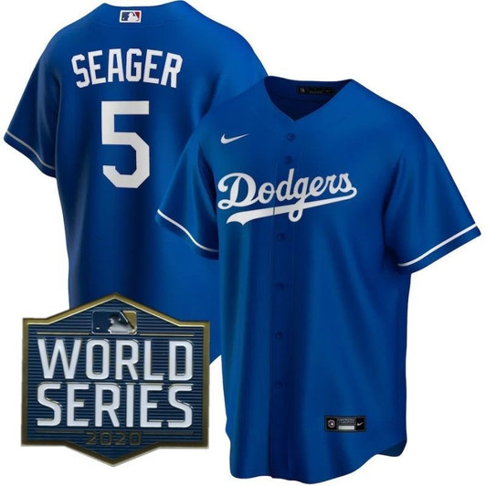 Corey Seager #5 Los Angeles Dodgers 2020 Limited Jersey - Blue