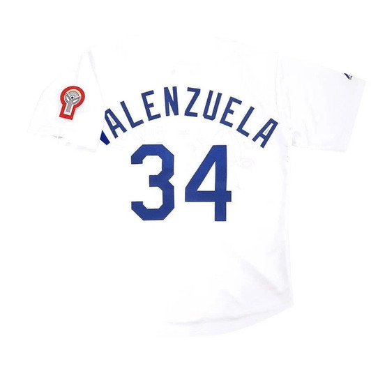 Fernando Valenzuela #34 Los Angeles Dodgers 1981 Home 3Xl Limited Jersey - White