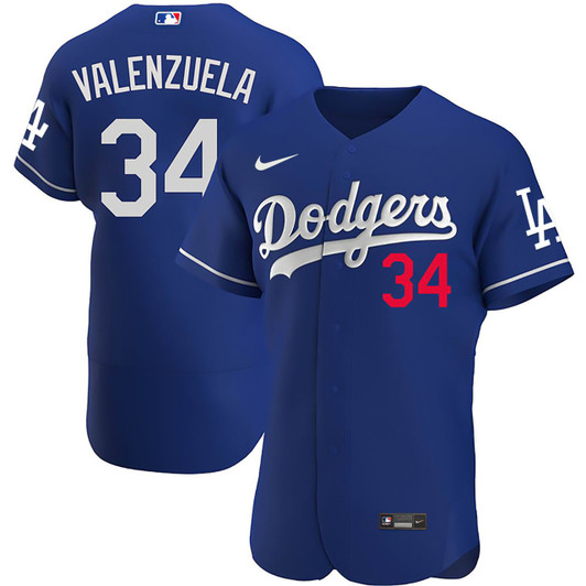 Fernando Valenzuela #34 Los Angeles Dodgers Limited Flex Base Jersey
