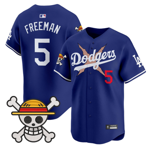 Freddie Freeman #5 Los Angeles Dodgers 2025 One Piece Limited Jersey - Royal