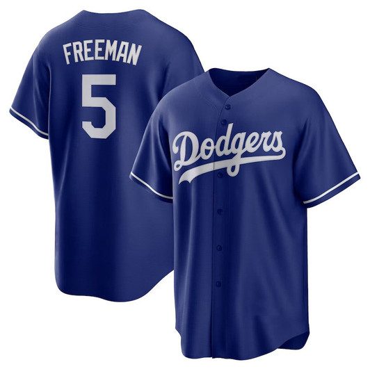 Freddie Freeman #5 Los Angeles Dodgers Alternate Limited Player Jersey - Royal