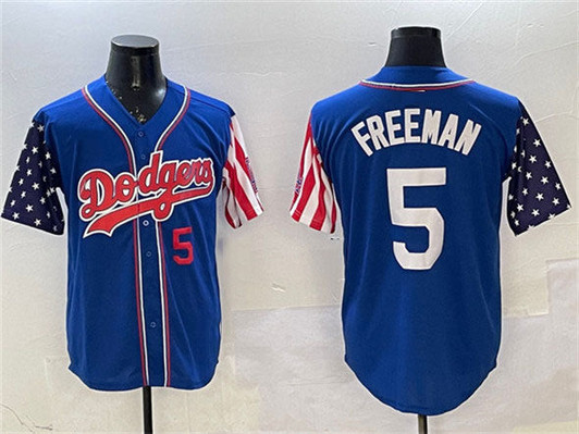 Freddie Freeman #5 Los Angeles Dodgers Limited Baseball Jersey - Royal