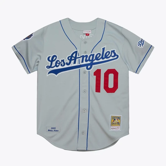 Hideo Nomo Los Angeles Dodgers 2002 Authentic Jersey - Gray